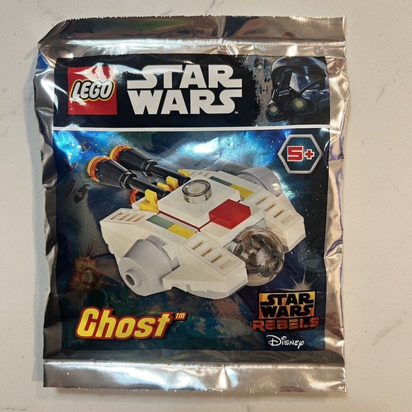 🔥 LEGO Euro Disney Star Wars Rebels RARE 911720 The Ghost Foil Pack Bag Sealed - Picture 1 of 5